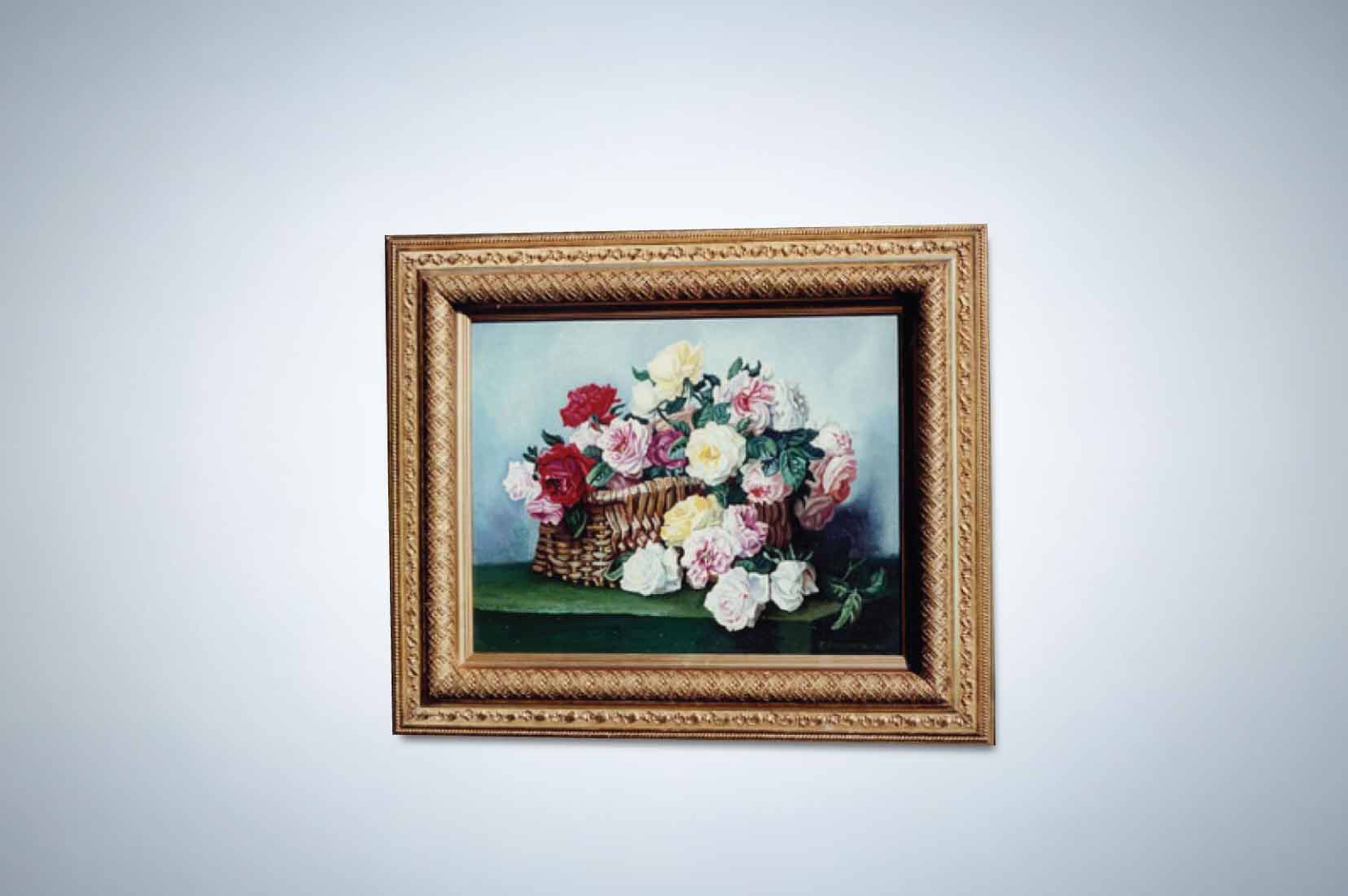 artwork rose painting